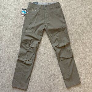KUHL Revolvr Pant 30x34 Full Fit Quick Dry Lightweight Durable Stretch Khaki NWT